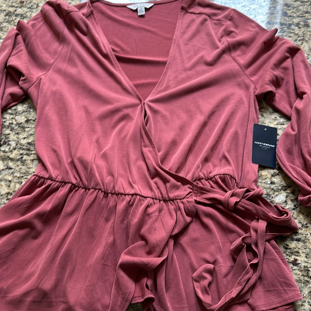 Long sleeve Top with tie